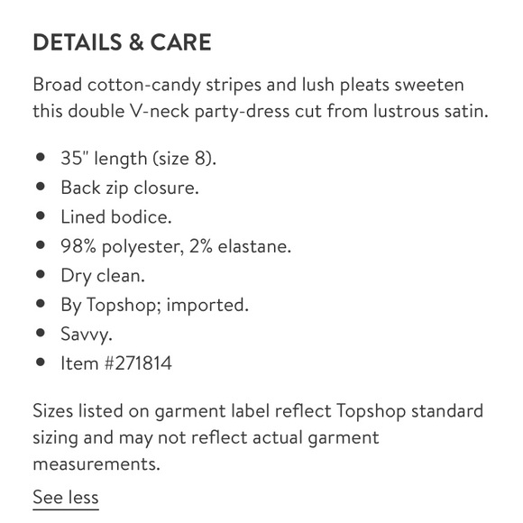 SOLD !! Topshop Fit and Flare dress - Picture 5 of 5